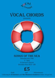 vocal chords July 19th Flyer